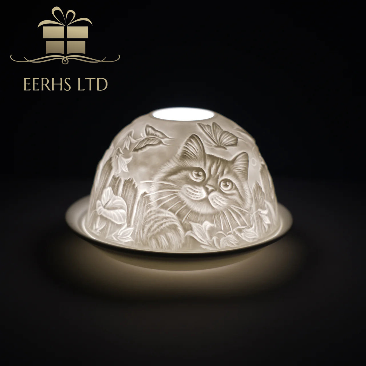 Cello Tealight Dome - Cat